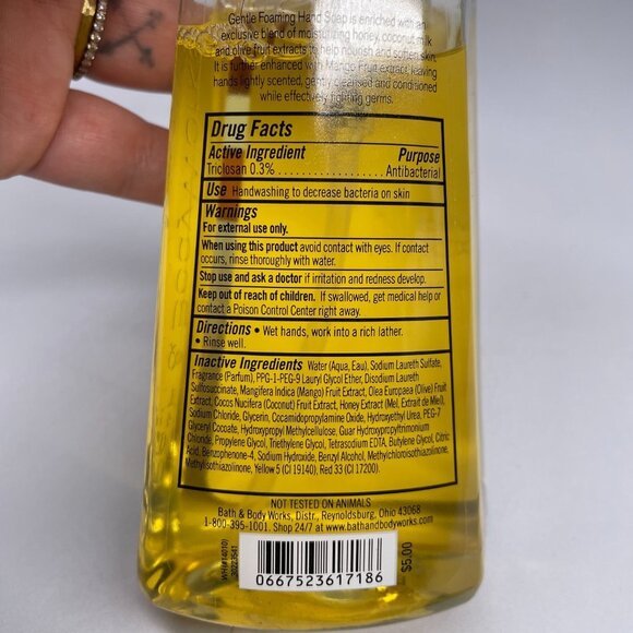 Bath & Body Works Wild Honeysuckle Gentle Foaming Hand Soap 8.75 oz Expired - Picture 6 of 7